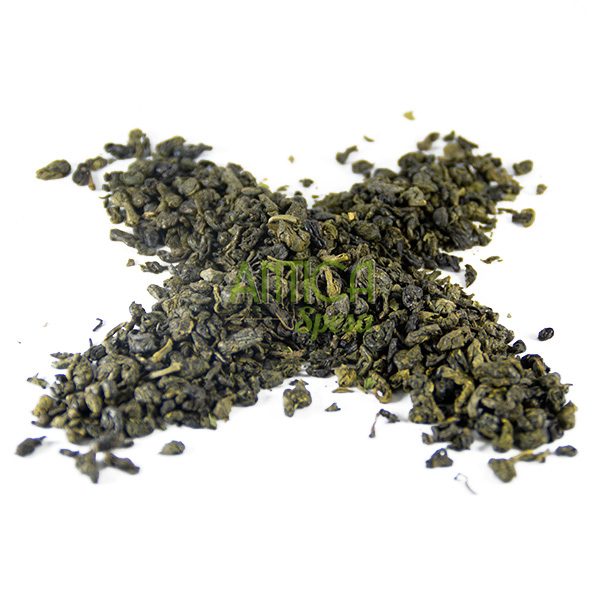 tè verde alla menta Tuareg, in vendita sfuso in confezioni da 75g, 150g o 250g.