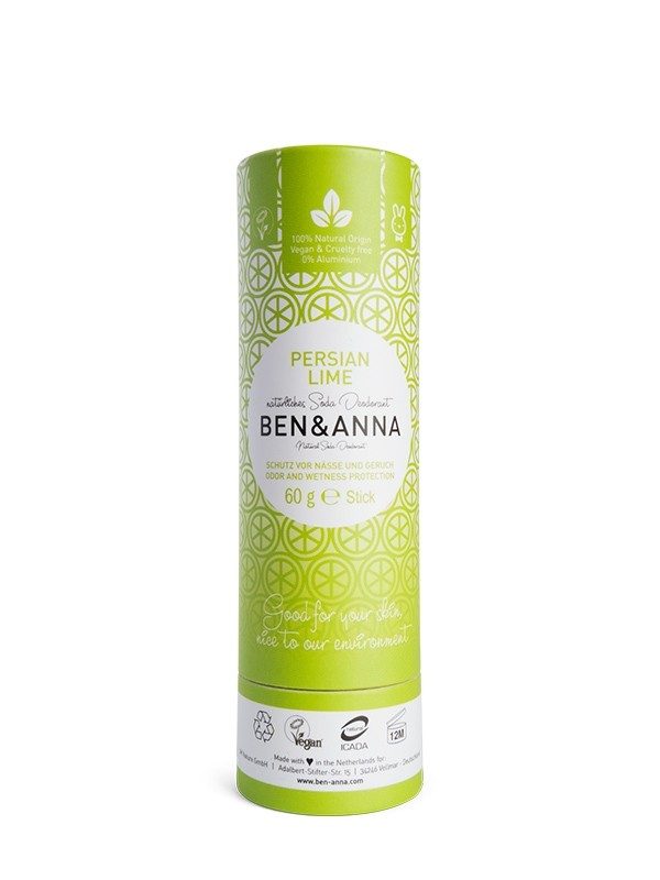 Deodorante Ben & Anna 100% naturale e biodegradabile nella profumazione Persian Lime