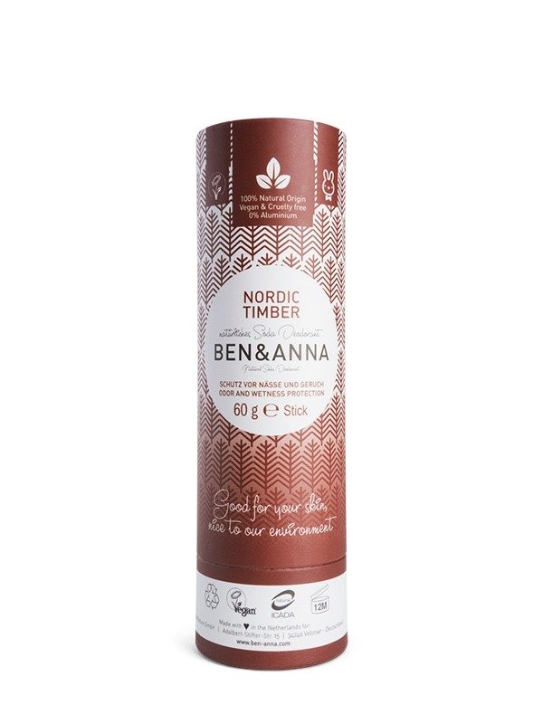 Deodorante Ben & Anna 100% naturale e biodegradabile nella profumazione Nordic Timber