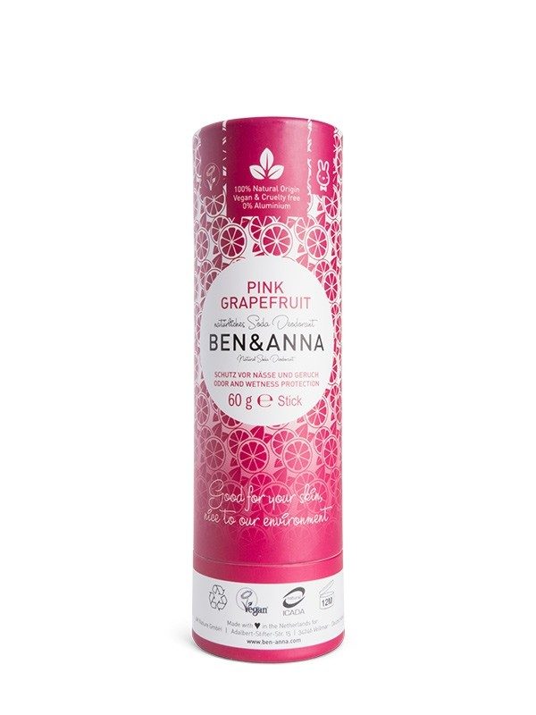 Deodorante Ben & Anna 100% naturale e biodegradabile nella profumazione Pink Grapefruit